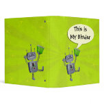 School Robot -custom text- Binders