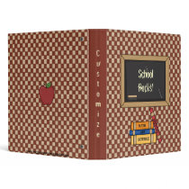 School Rocks! Teacher/Student Custom Notebook Vinyl Binders