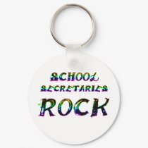 SCHOOL SECRETARIES ROCK keychains by occupationalgifts SCHOOL SECRETARIES ROCK keychains