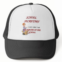 SCHOOL SECRETARY 2 copy Mesh Hats