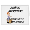 SCHOOL SECRETARY cards by occupationalgifts SCHOOL SECRETARY cards