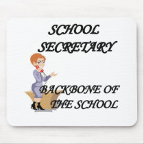 SCHOOL SECRETARY mousepads