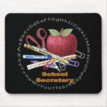 School Secretary Mousepads