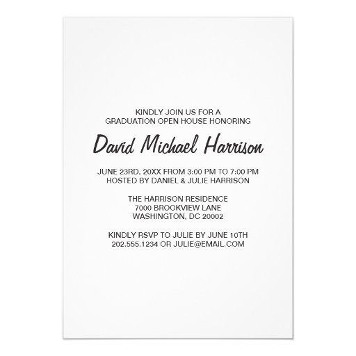 School Spirit | Multi-Photo Graduation Party Cards