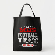 School Sport Team Canvas Bags
