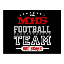 School Sport Team Post Cards