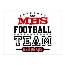 School Sport Team Postcard