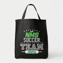 School Sport Team Tote Bags
