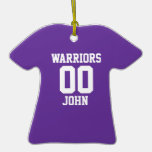 School Sports Jersey Custom Ornaments