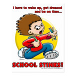 School Stinks Postcard