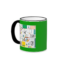 School subjects3 coffee mug
