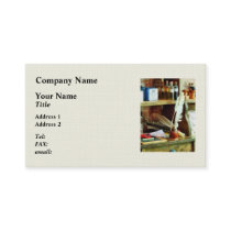 School Supplies in General Store Business Card