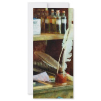 School Supplies in General Store Personalized Rack Card