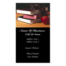School Teacher Business Card