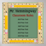School Teacher Classroom Rules / Goals - SRF Posters