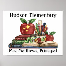 School - Teacher / Principal Print