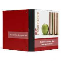 School Teacher's Lesson Planner Binder