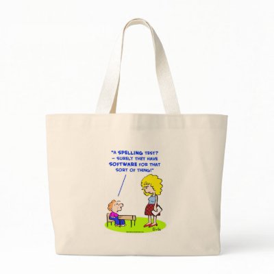 school teachers spelling test software canvas bag by rexfmay