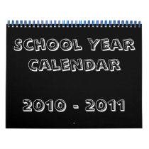 School year calendar 2010 - 2011