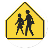 School Zone Highway Sign stickers by wesleyowns School Zone Highway Sign stickers