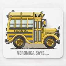 Schoolbus Mouse Pad