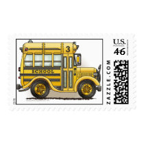 Schoolbus Stamps