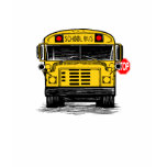schoolbuswithstopsignwomensteeshirt