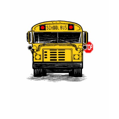 schoolbuswithstopsignwomensteeshirt by buda500