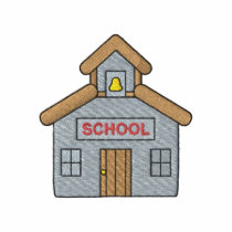Schoolhouse embroidered shirts