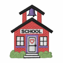 Schoolhouse embroidered shirts