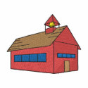 Schoolhouse embroidered shirts
