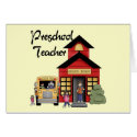 Schoolhouse Preschool Teacher Tshirts and Gifts cards by school_teacher Schoolhouse Preschool Teacher Tshirts and Gifts cards