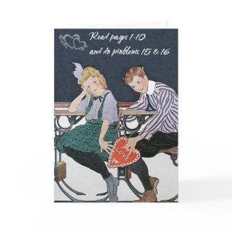 Schoolroom Love card