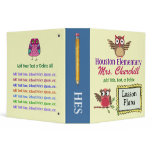 School's a Hoot -  OWL binders