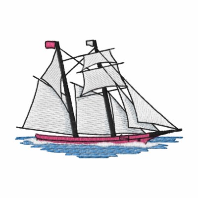 Schooner Embroidered Polo Shirt by ZazzleEmbroidery