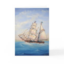 Schooner Father's Day Card