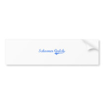 Schooner Gulch California Classic Design Bumper Sticker