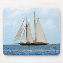 Schooner in the British Virgin Islands mousepads by TrevorStar Schooner in the British Virgin Islands mousepads
