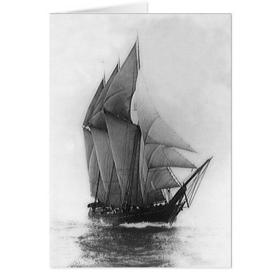 Schooner Mabel Rose Greeting Cards by spfino