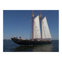 Schooner on parade poster