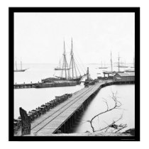 Schooners at Wharf at City Point, VA 1864 posters by lc_civilwar Schooners at Wharf at City Point, VA 1864 posters
