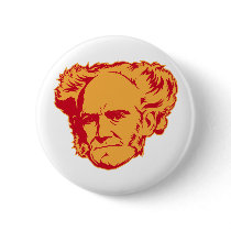 Schopenhauer Portrait Button