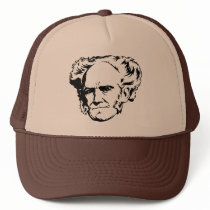 Schopenhauer Portrait Hat by strk3 Schopenhauer Portrait Hat