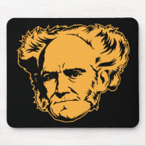Schopenhauer Portrait Mousepad by strk3 Schopenhauer Portrait Mousepad