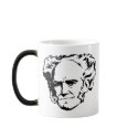 Schopenhauer Portrait Mug by strk3 Schopenhauer Portrait Mug