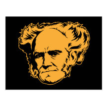 Schopenhauer Portrait Postcard