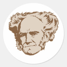 Schopenhauer Portrait Sticker
