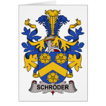 Schroder Family Crest cards