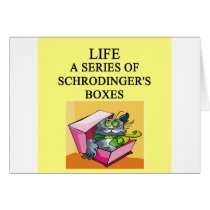 schrodinger's cat box joke cards