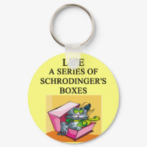 schrodinger's cat box joke keychains by jimhartley schrodinger's cat box joke keychains